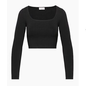 Aritzia Babaton Sculpt Knit Prominence Long Sleeve